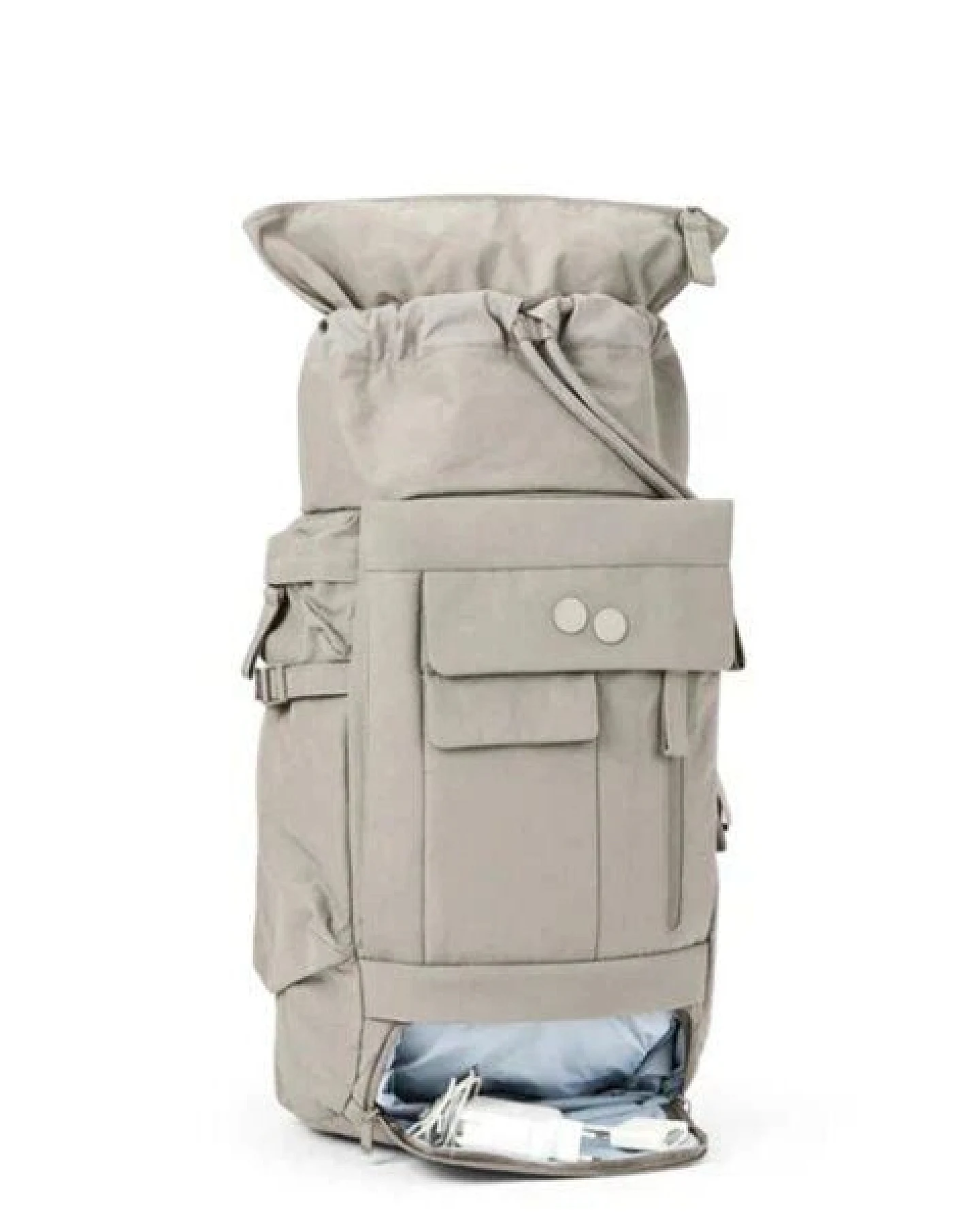 pinqponq Blok Medium Crinkle - Rucksack aus recycletem Nylon – Ansicht 4