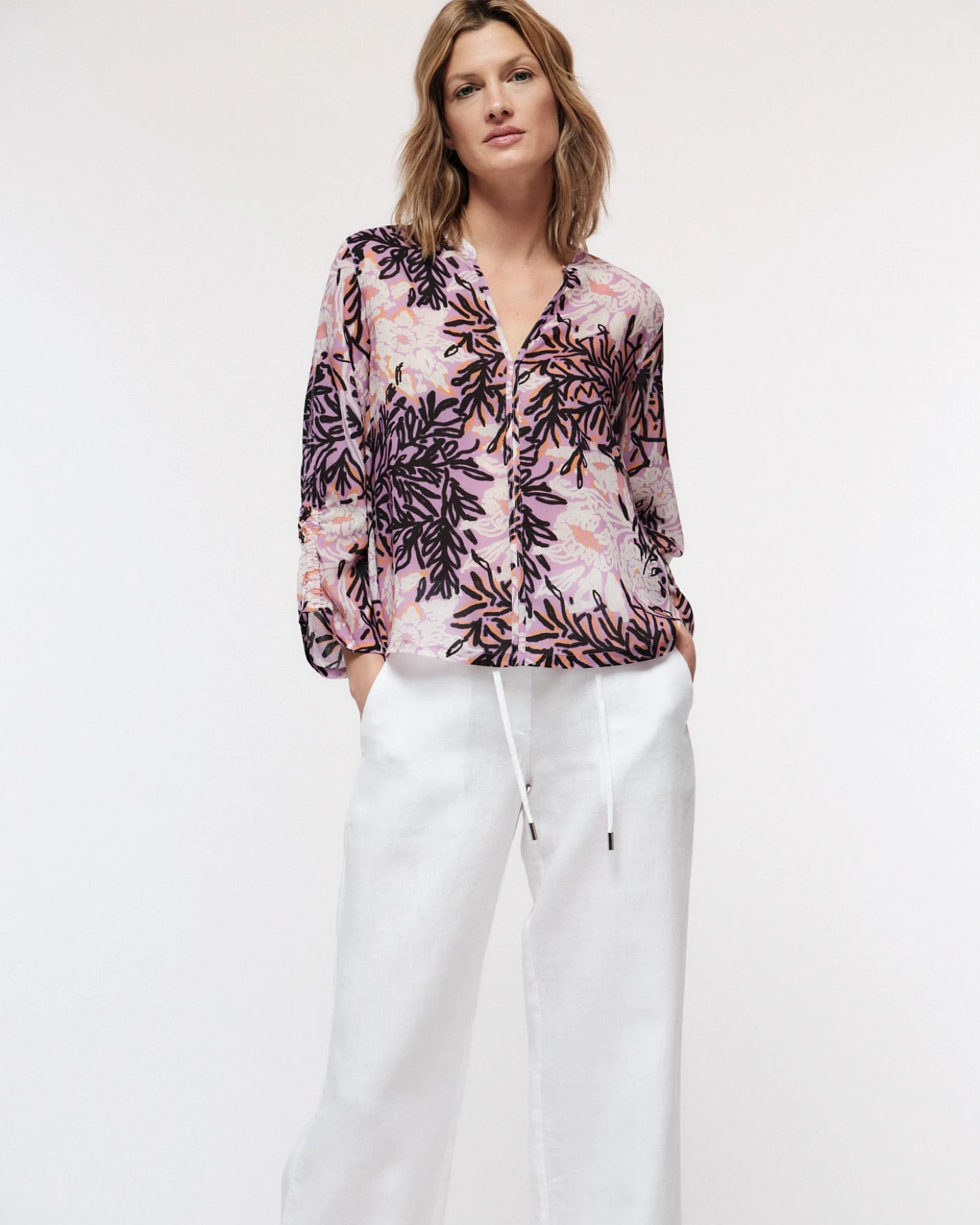 Bluse Print Vintage Flower – Ansicht 3