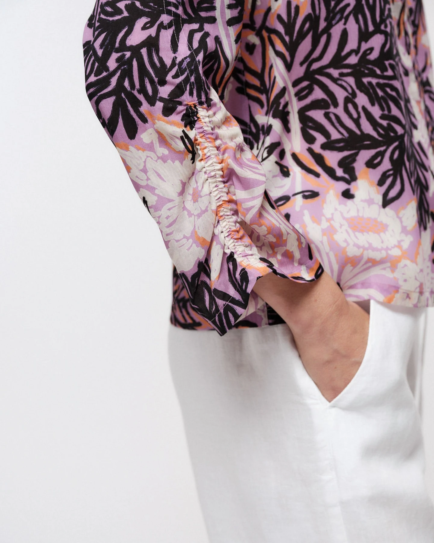 Bluse Print Vintage Flower – Ansicht 4