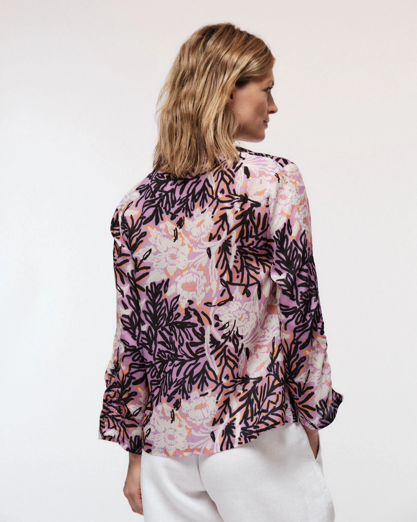 Bluse Print Vintage Flower – Ansicht 5