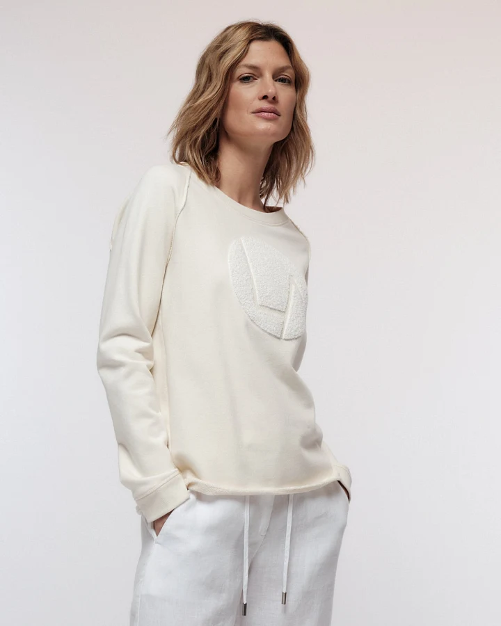 Raglansweatshirt Stickerei