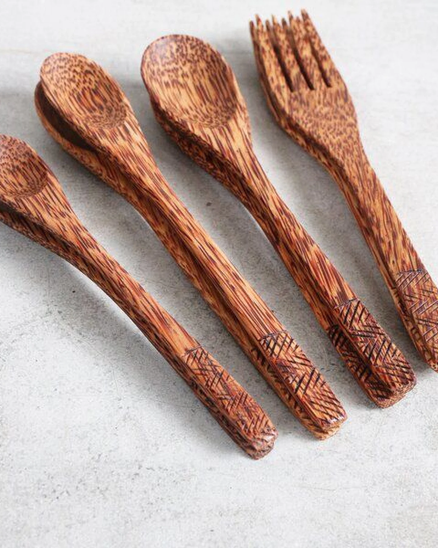 Balu Bowls Boho Coffee Löffel aus Kokosholz – Ansicht 3