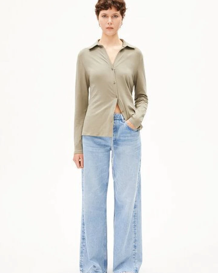 Produktseite: ARMEDANGELS ASTRAEAAS Damen Wide Jeans Bio-Baumwoll Mix