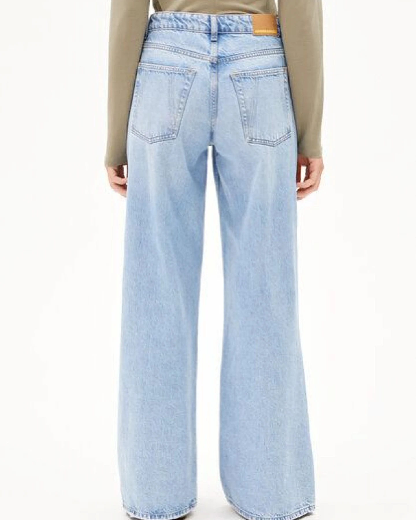 ARMEDANGELS ASTRAEAAS Damen Wide Jeans Bio-Baumwoll Mix – Ansicht 2