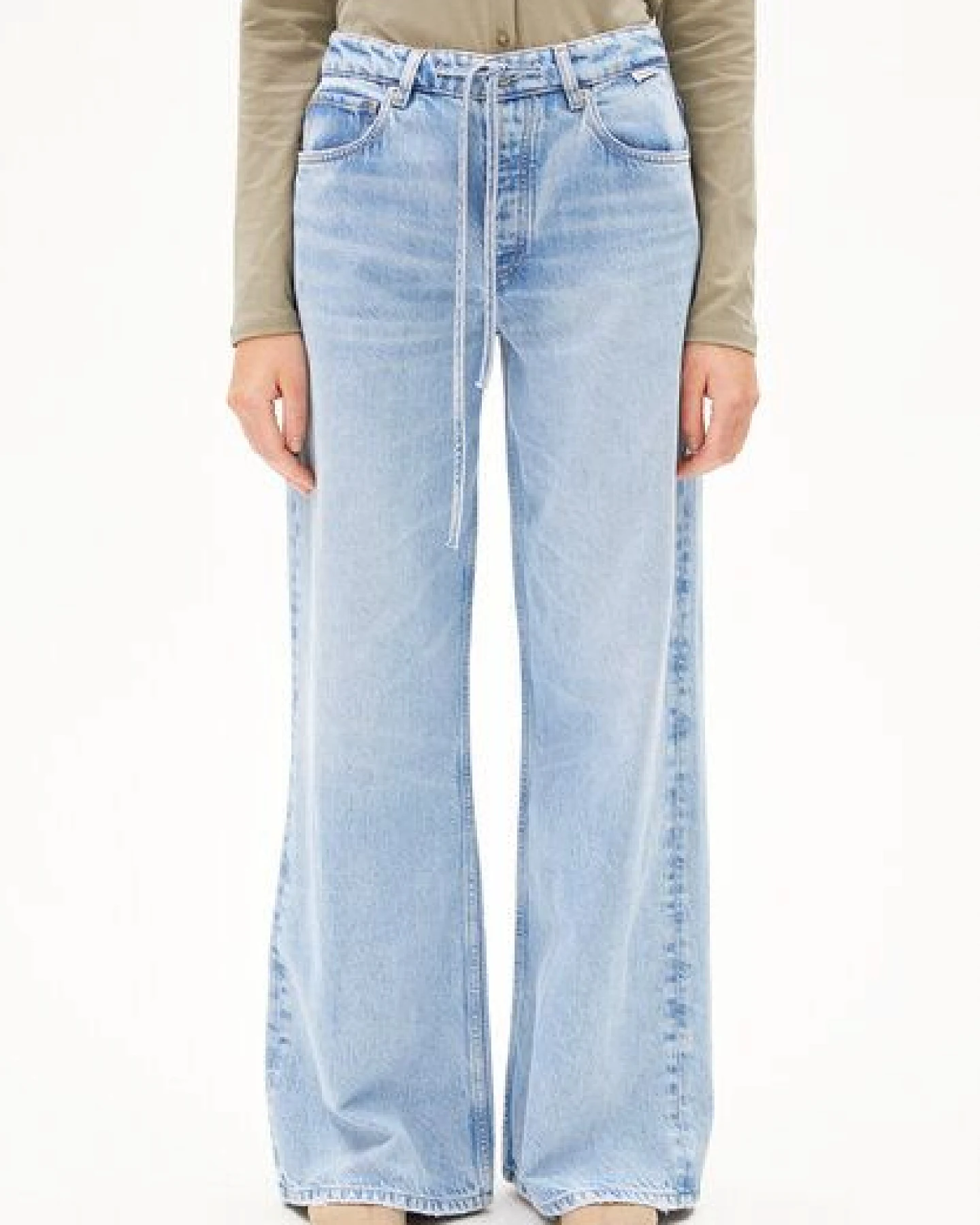 ARMEDANGELS ASTRAEAAS Damen Wide Jeans Bio-Baumwoll Mix – Ansicht 3