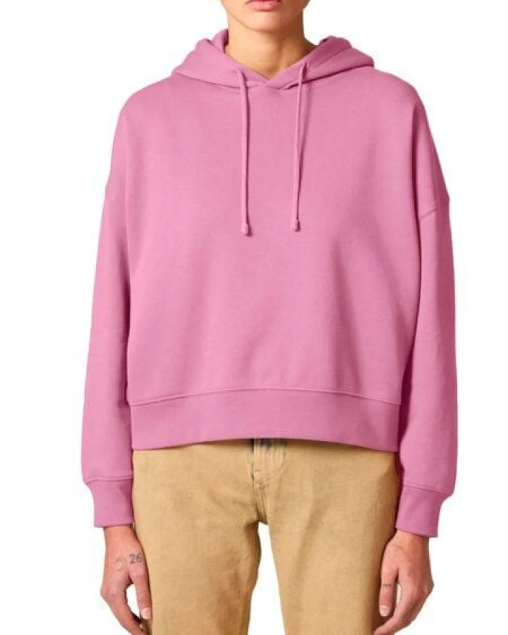 YTWOO Moderner Damen Oversized Drop-Shoulder Hoodie Nachhaltig aus 100% Biobaumwolle