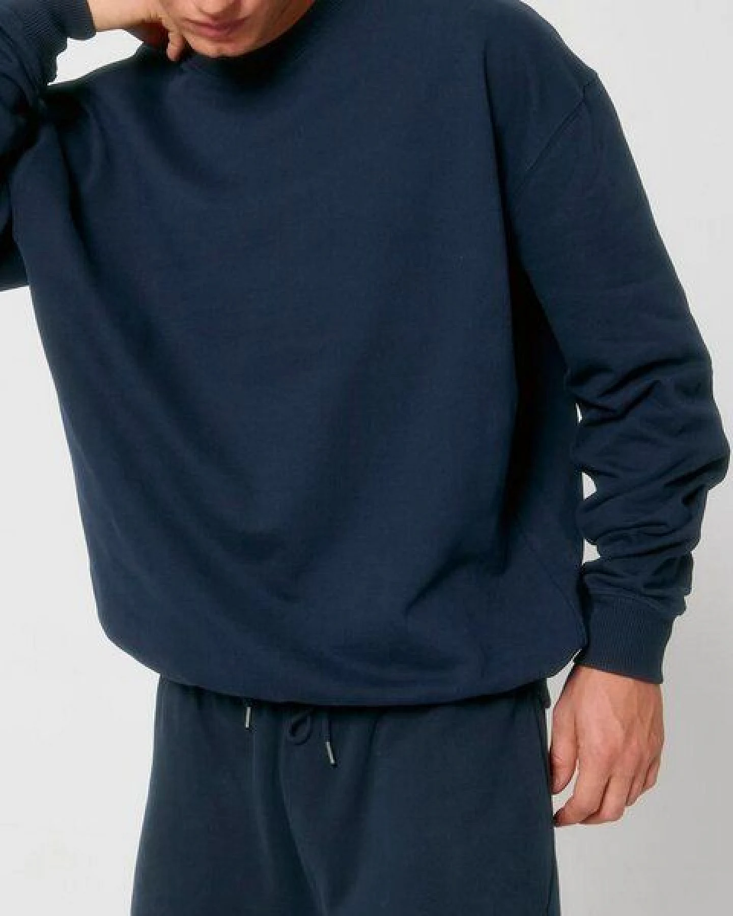 YTWOO Oversized Sweatshirt aus reiner Bio-Baumwolle, Dry Handfeel – Ansicht 2