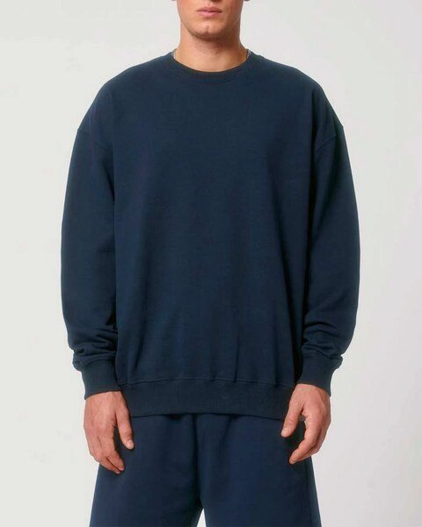 YTWOO Oversized Sweatshirt aus reiner Bio-Baumwolle, Dry Handfeel – Ansicht 3
