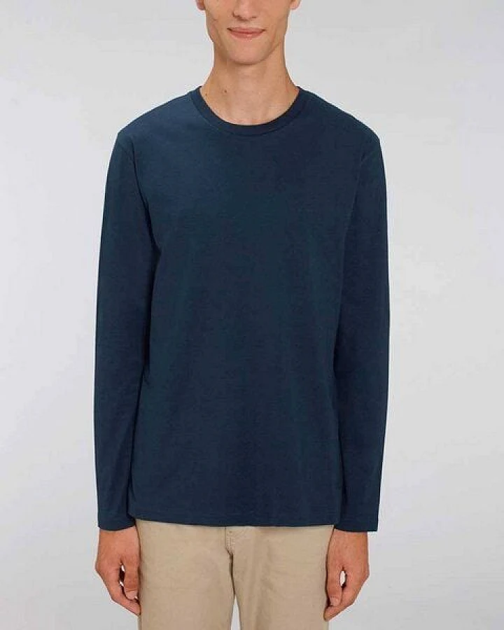 YTWOO Herren Langarmshirt, Longsleeve aus Bio-Baumwolle, nachhaltig