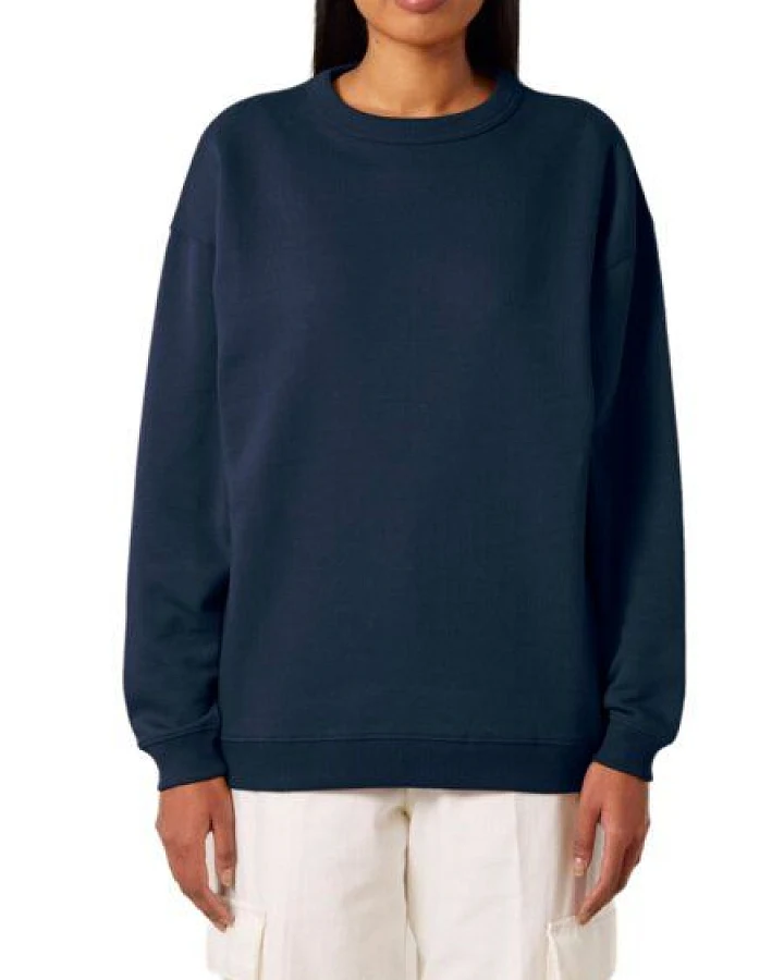 YTWOO Modernes Oversized Damen Crewneck Sweatshirt aus 100% Biobaumwolle