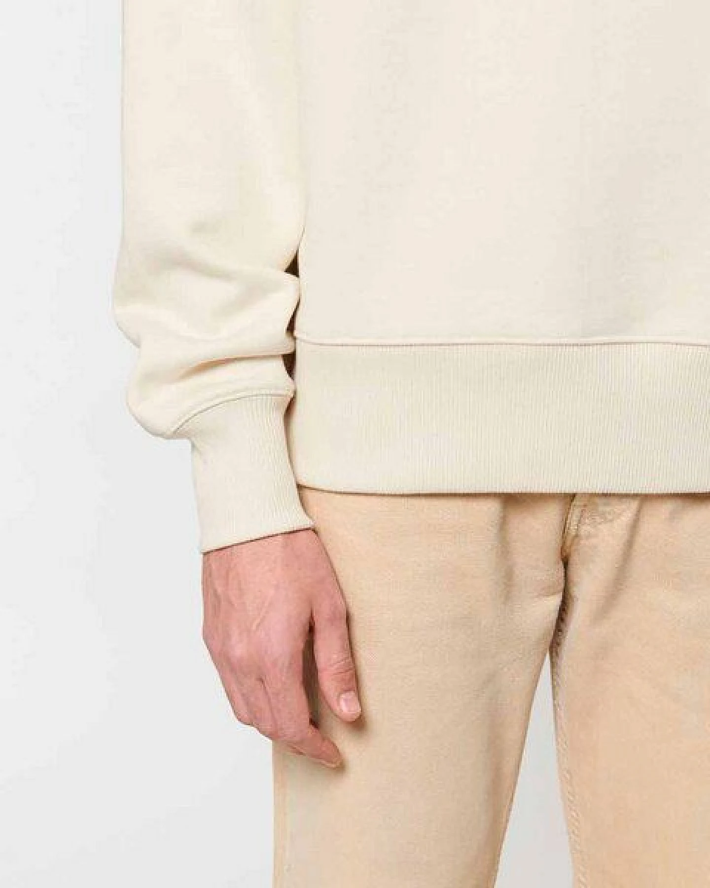 YTWOO Dicker schwerer Sweater aus Bio-Baumwolle – Ansicht 3