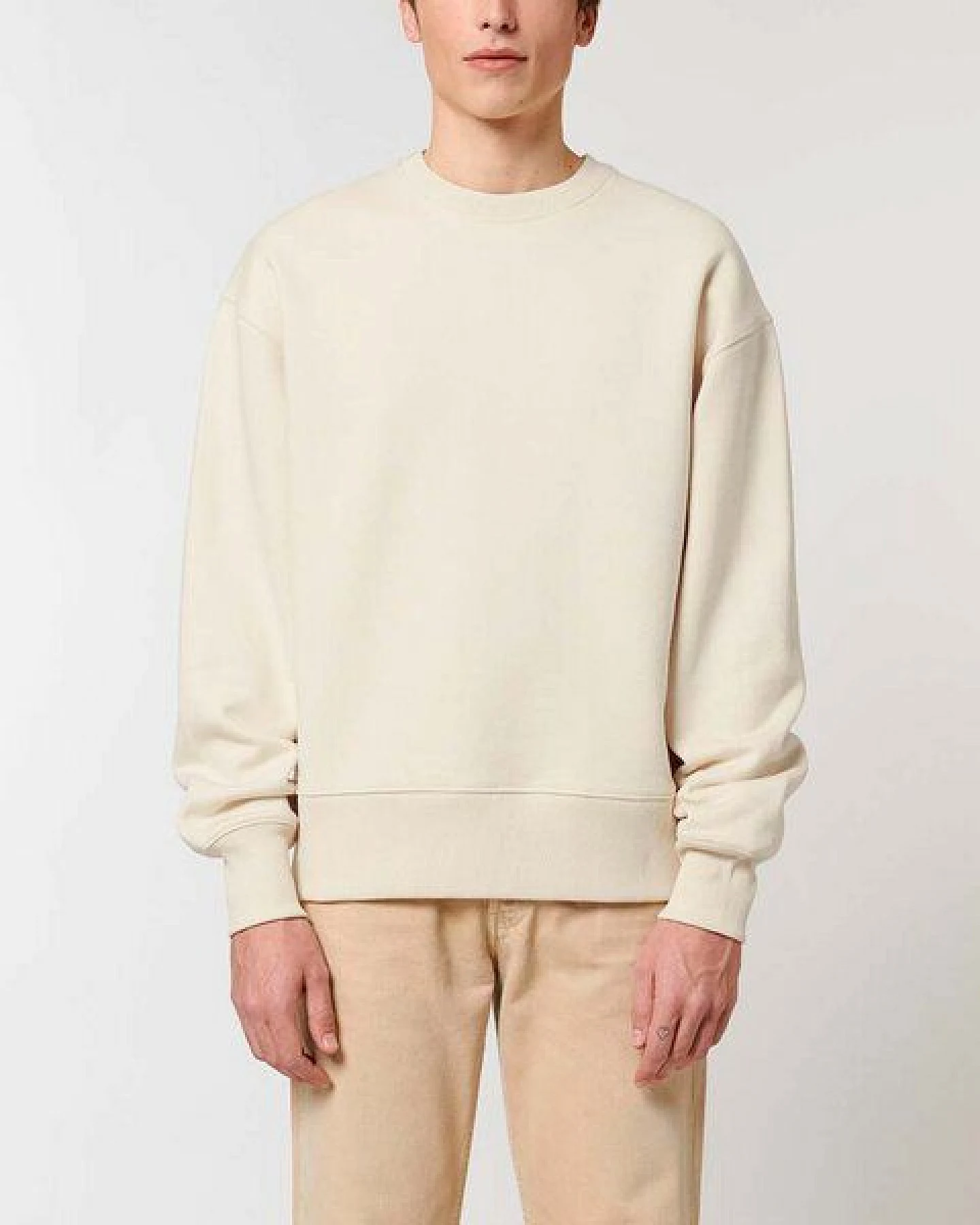 YTWOO Dicker schwerer Sweater aus Bio-Baumwolle – Ansicht 4