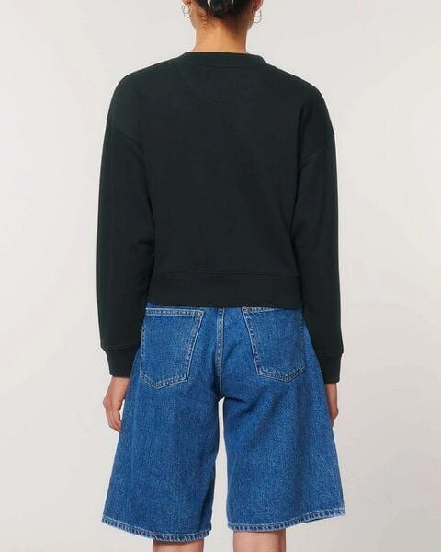 YTWOO Kurz geschnittenes Damen Sweatshirt – Ansicht 4