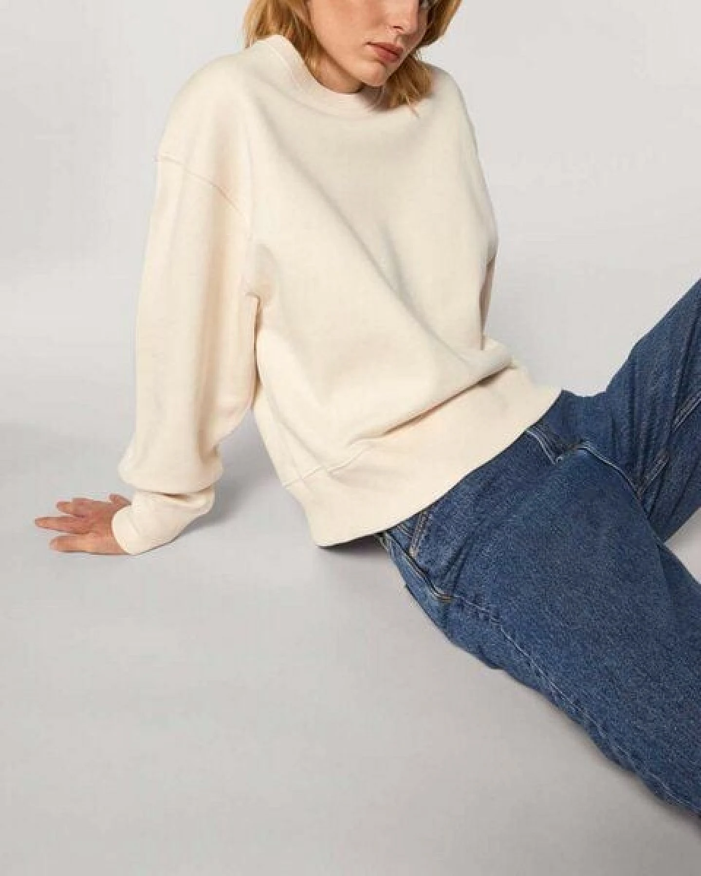 YTWOO Lässiges Sweatshirt in Bio-Qualität, Pullover, Sweater, Unisex – Ansicht 3