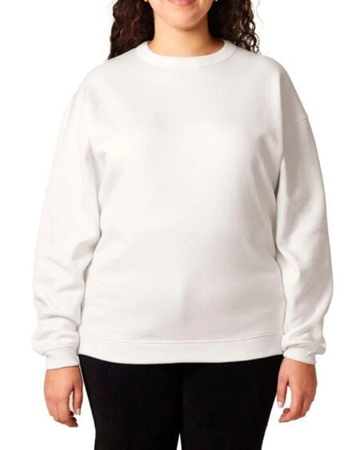 YTWOO Modernes Oversized Damen Crewneck Sweatshirt aus 100% Biobaumwolle