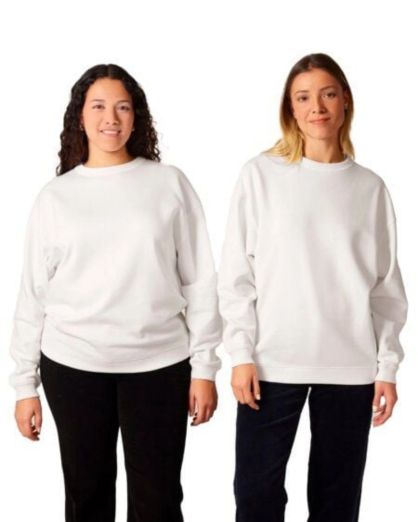YTWOO Modernes Oversized Damen Crewneck Sweatshirt aus 100% Biobaumwolle – Ansicht 4