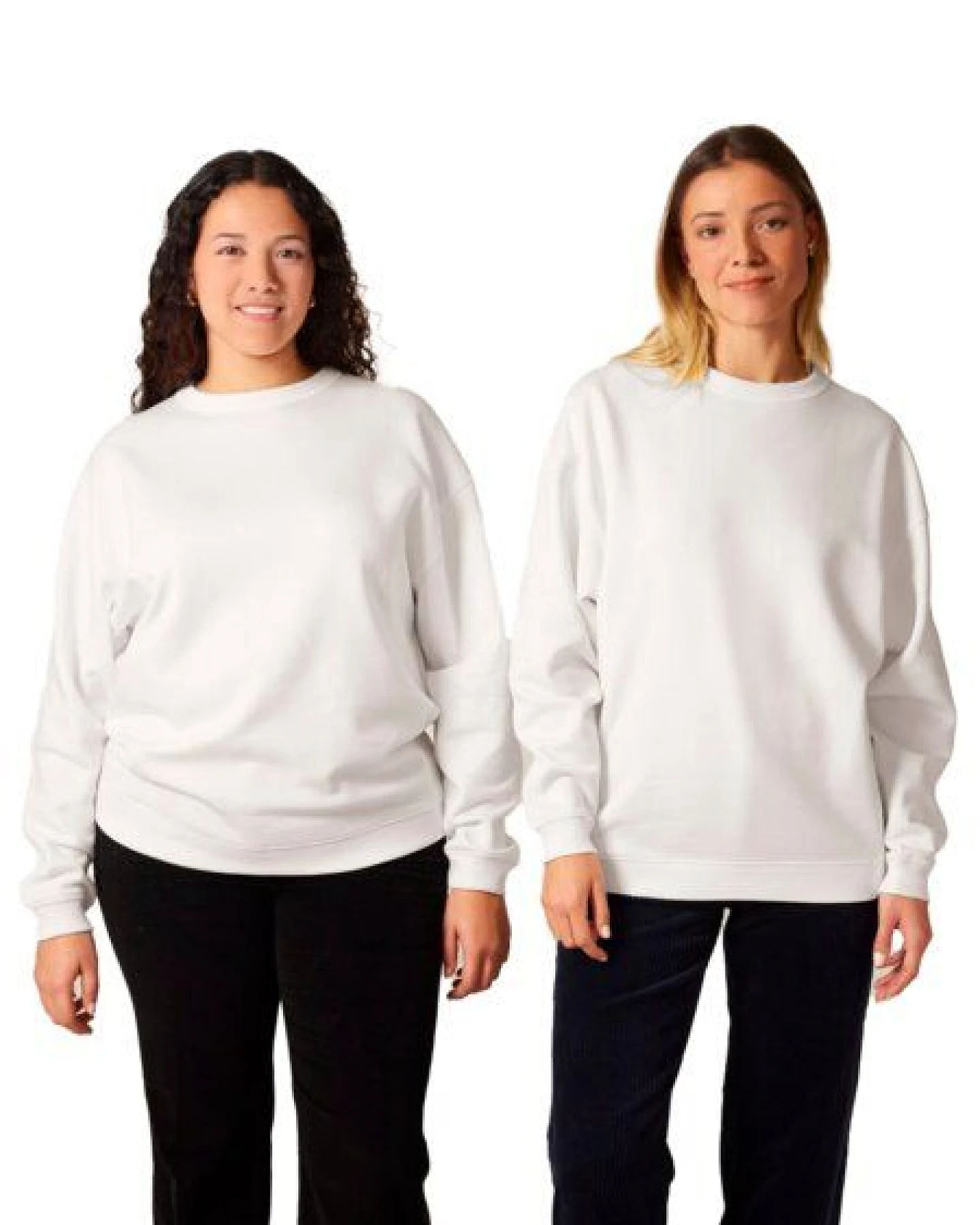 YTWOO Modernes Oversized Damen Crewneck Sweatshirt aus 100% Biobaumwolle – Ansicht 4