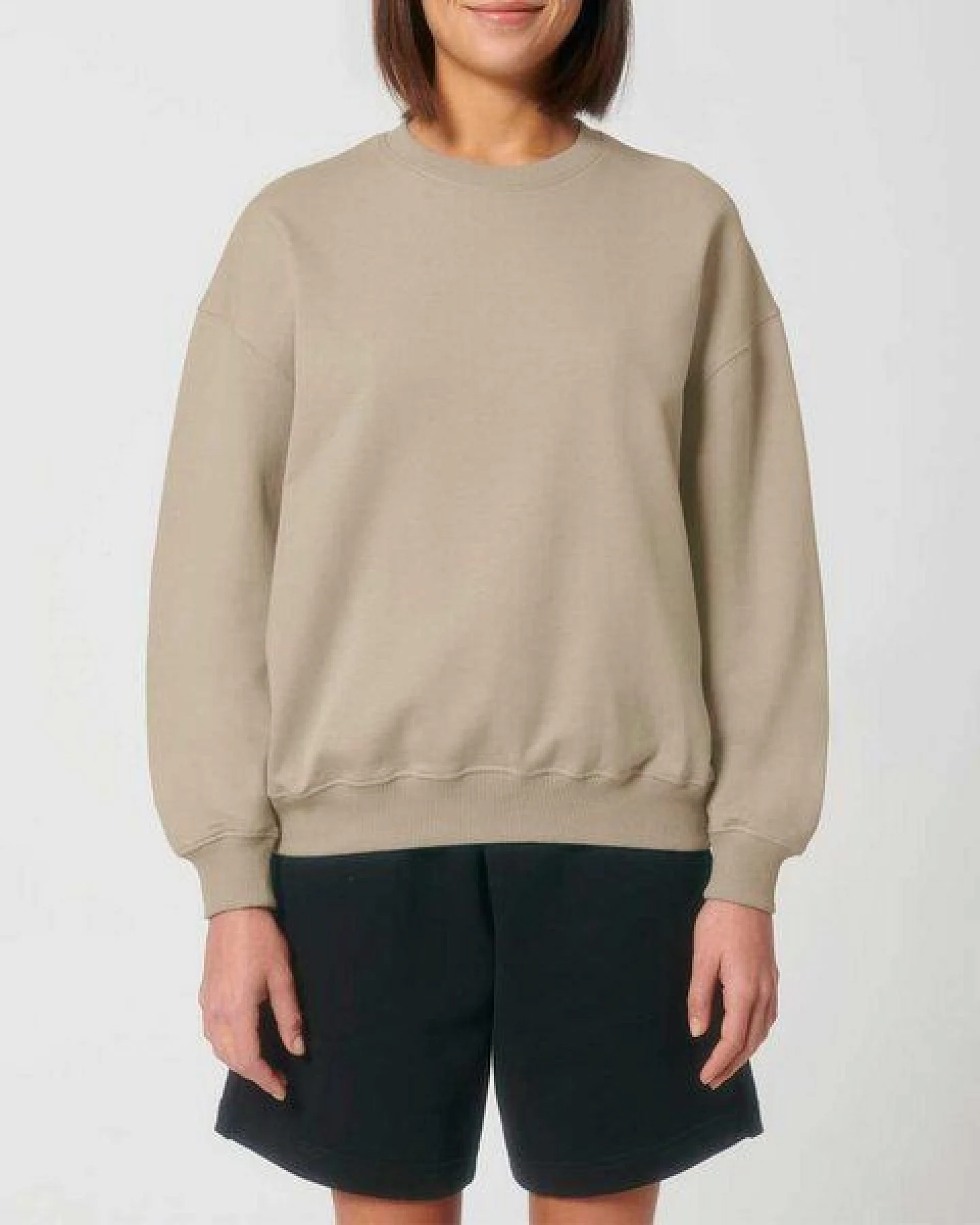 YTWOO Oversized Sweatshirt aus reiner Bio-Baumwolle, Dry Handfeel – Ansicht 3