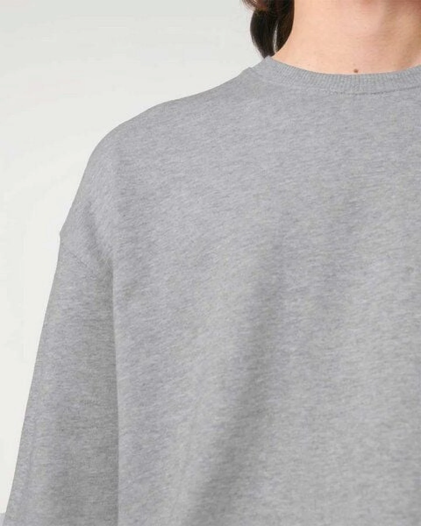 YTWOO Oversized Sweatshirt aus reiner Bio-Baumwolle, Dry Handfeel – Ansicht 4