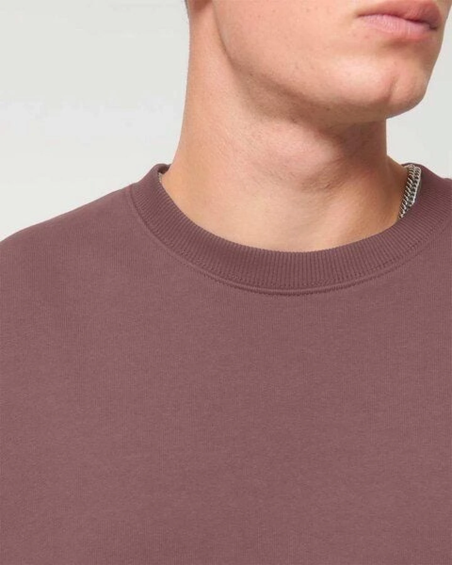 YTWOO Oversized Sweatshirt aus reiner Bio-Baumwolle, Dry Handfeel – Ansicht 4