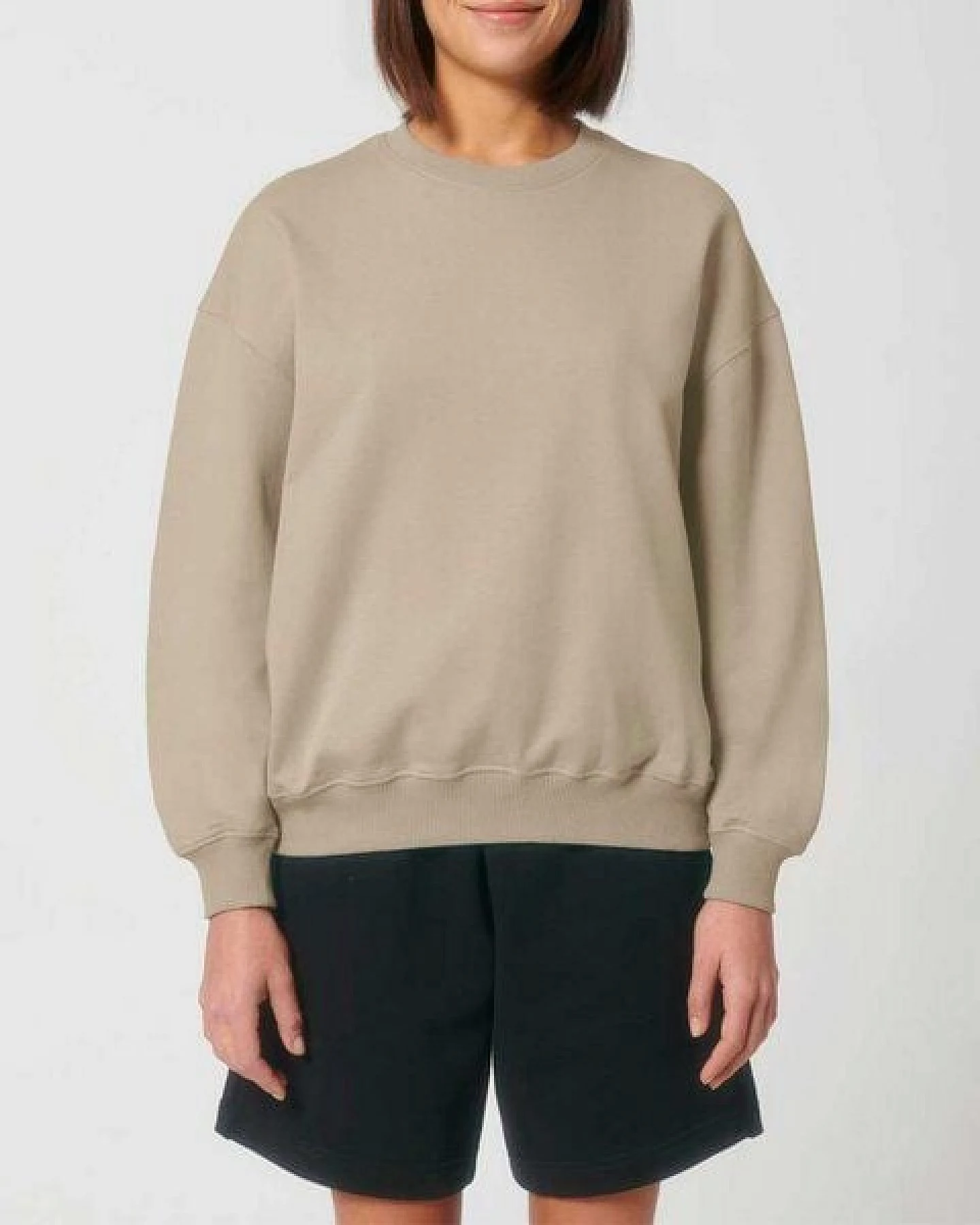 YTWOO Oversized Sweatshirt aus reiner Bio-Baumwolle, Dry Handfeel – Ansicht 3