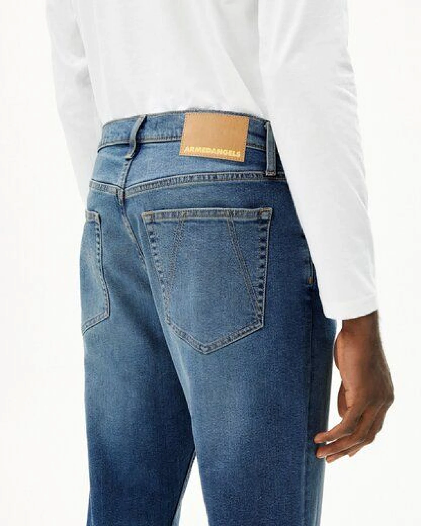 ARMEDANGELS AARJO TARPA Herren Tapered Jeans recycelter Baumwoll Mix Comfort Stretch – Ansicht 3
