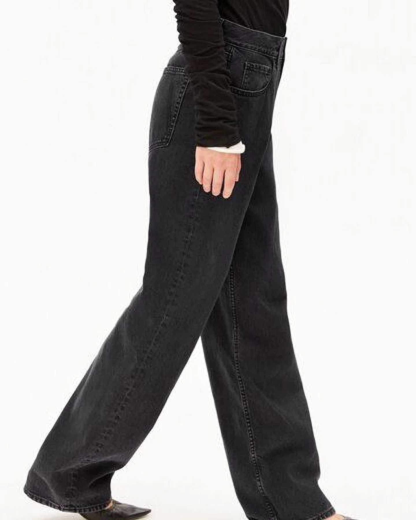 ARMEDANGELS HAAYI Damen Baggy Jeans recycelte Baumwolle – Ansicht 4