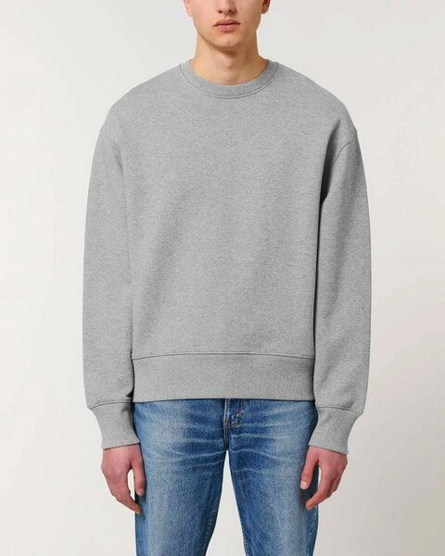YTWOO Dicker schwerer Sweater aus Bio-Baumwolle – Ansicht 4