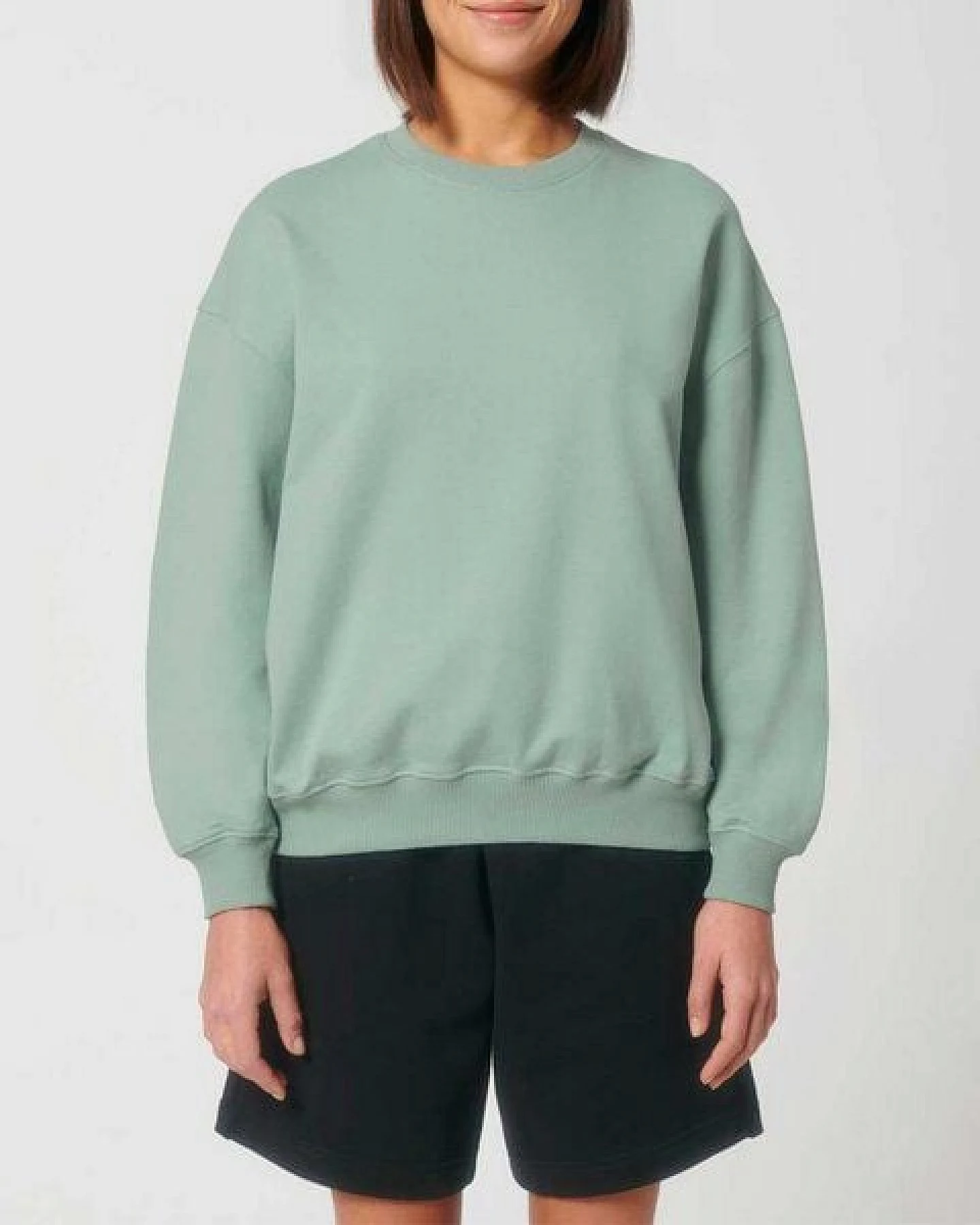YTWOO Oversized Sweatshirt aus reiner Bio-Baumwolle, Dry Handfeel – Ansicht 4