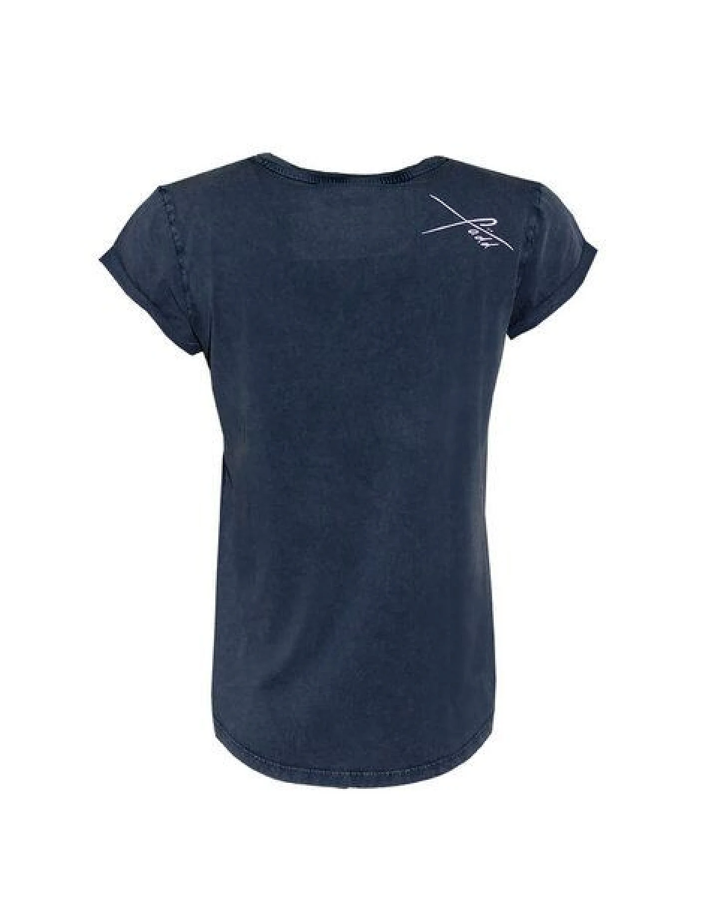FÄDD Damen T-Shirt Rundhals aus Bio-Baumwolle "Kollidee BT" Blau – Ansicht 3