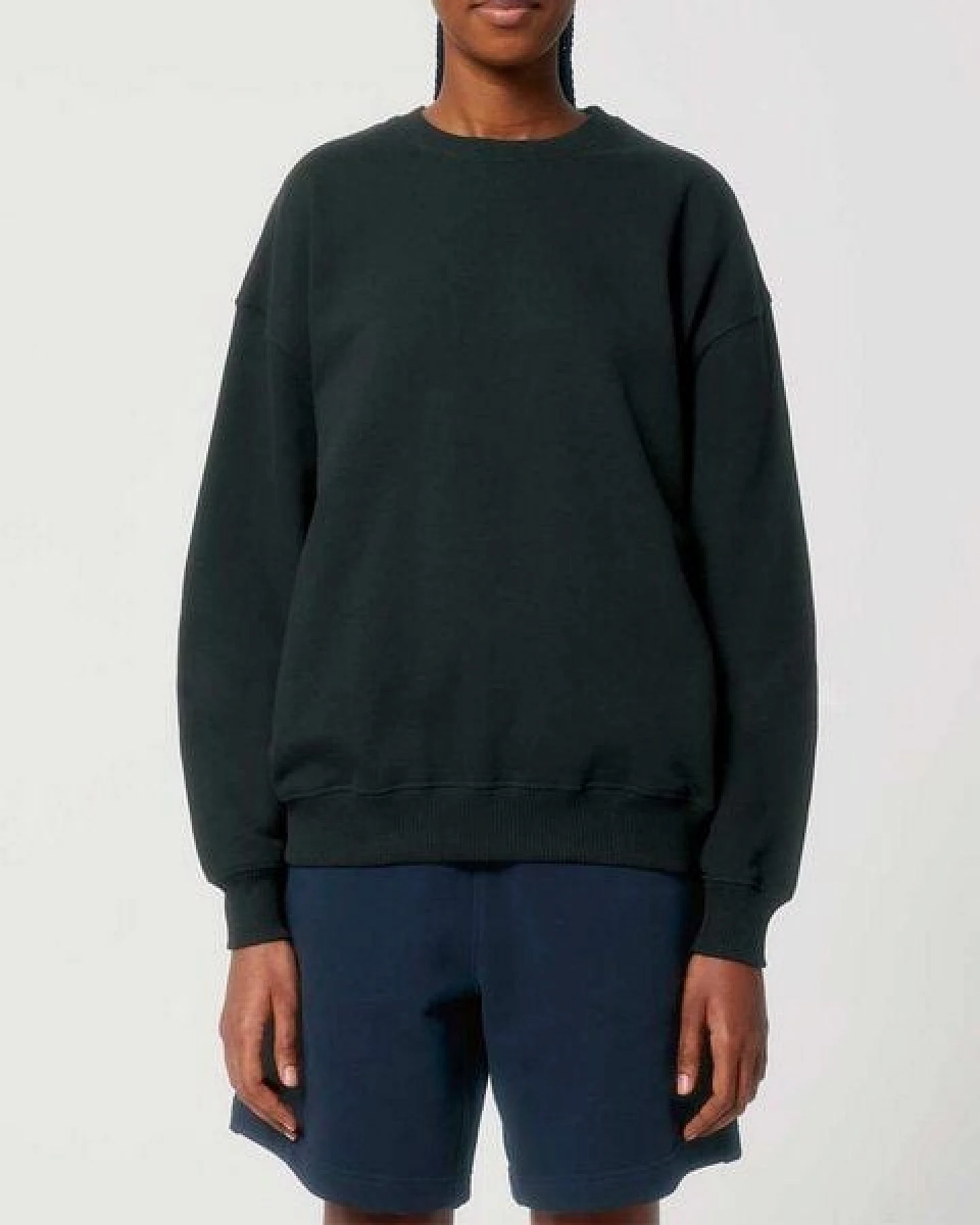YTWOO Oversized Sweatshirt aus reiner Bio-Baumwolle, Dry Handfeel – Ansicht 3