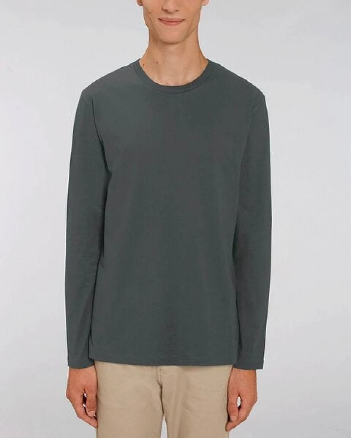 YTWOO Herren Langarmshirt, Longsleeve aus Bio-Baumwolle, nachhaltig