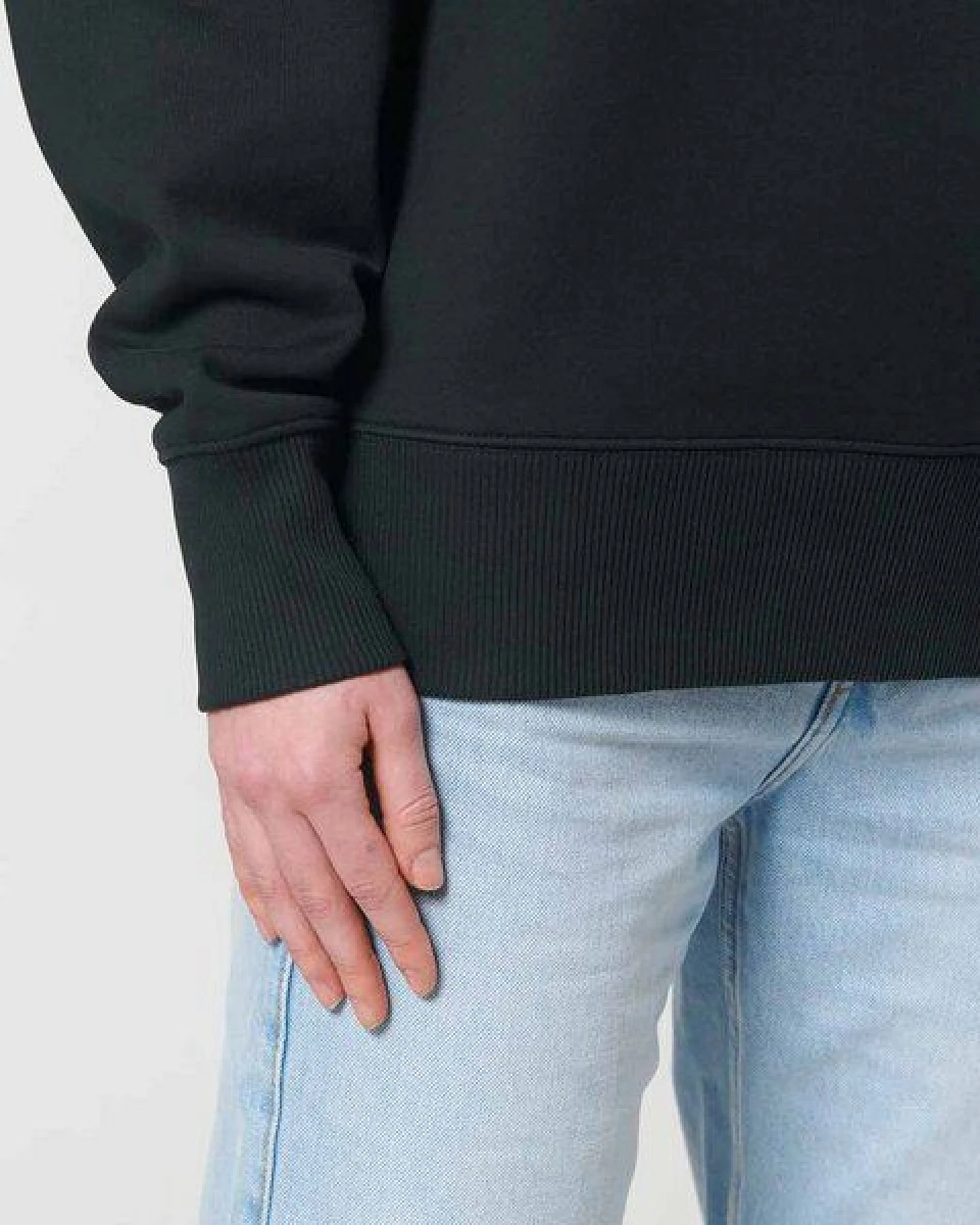YTWOO Dicker schwerer Sweater aus Bio-Baumwolle – Ansicht 3