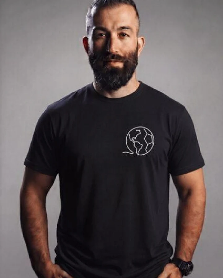 Re-Athlete CHAMPIONS Bambus-Viskose Herren Shirt - black