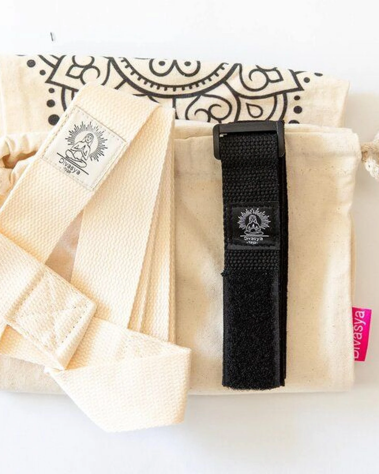 Divasya Yogamatten Trage-Set: Baumwollgurt – Ansicht 4