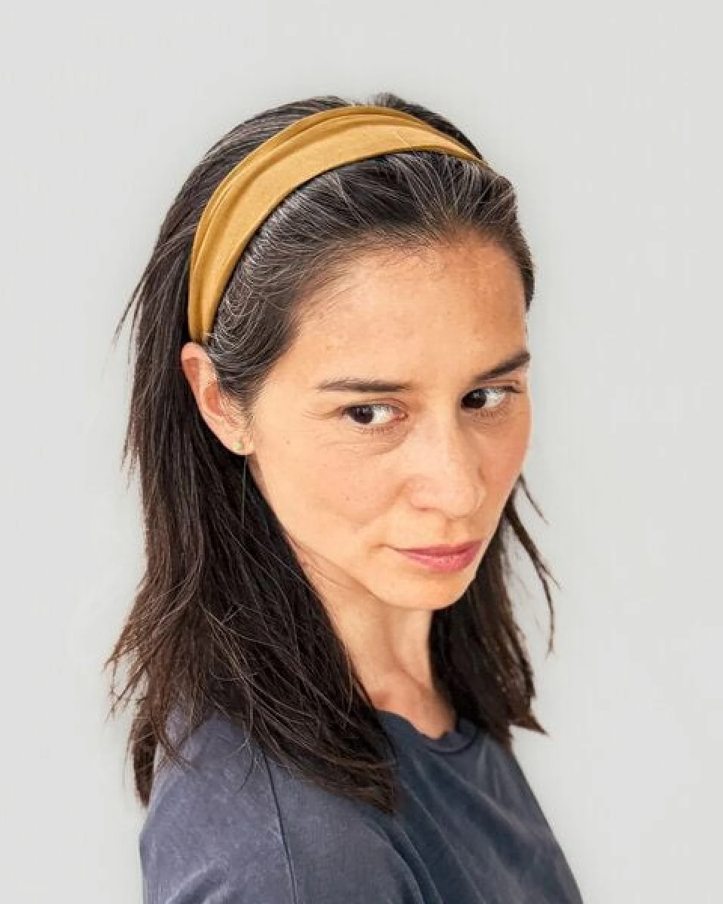 Liebe Deinen Planeten BIO Haarband bequem elastisch in vielen Farben aus Bio Baumwoll Jersey – Ansicht 3