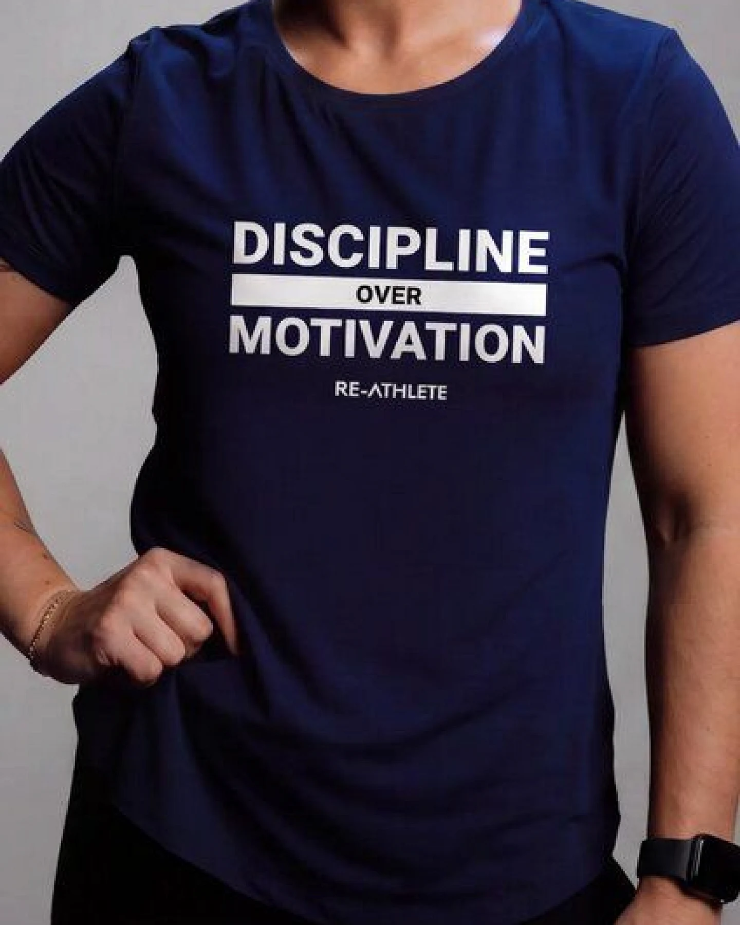 Re-Athlete DISCIPLINE Bambus Damen Shirt - navy – Ansicht 2
