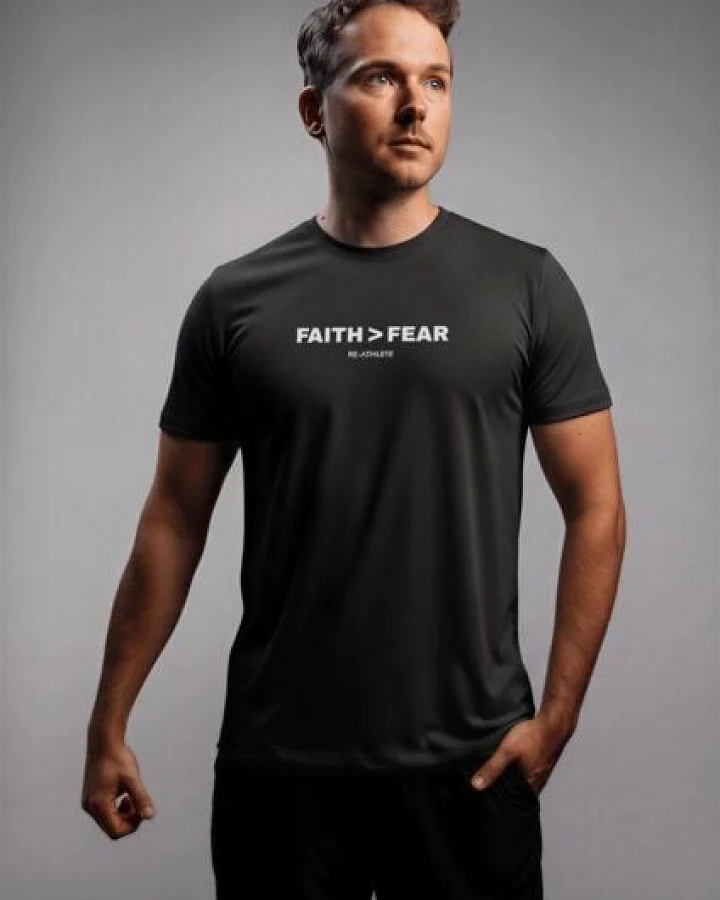 Re-Athlete FAITH Bambus Herren Shirt - black