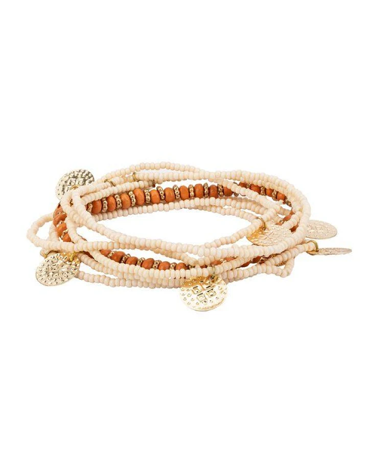 El Puente Armband "Pearls"