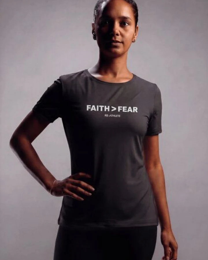 Re-Athlete FAITH Bambus Damen Shirt - black