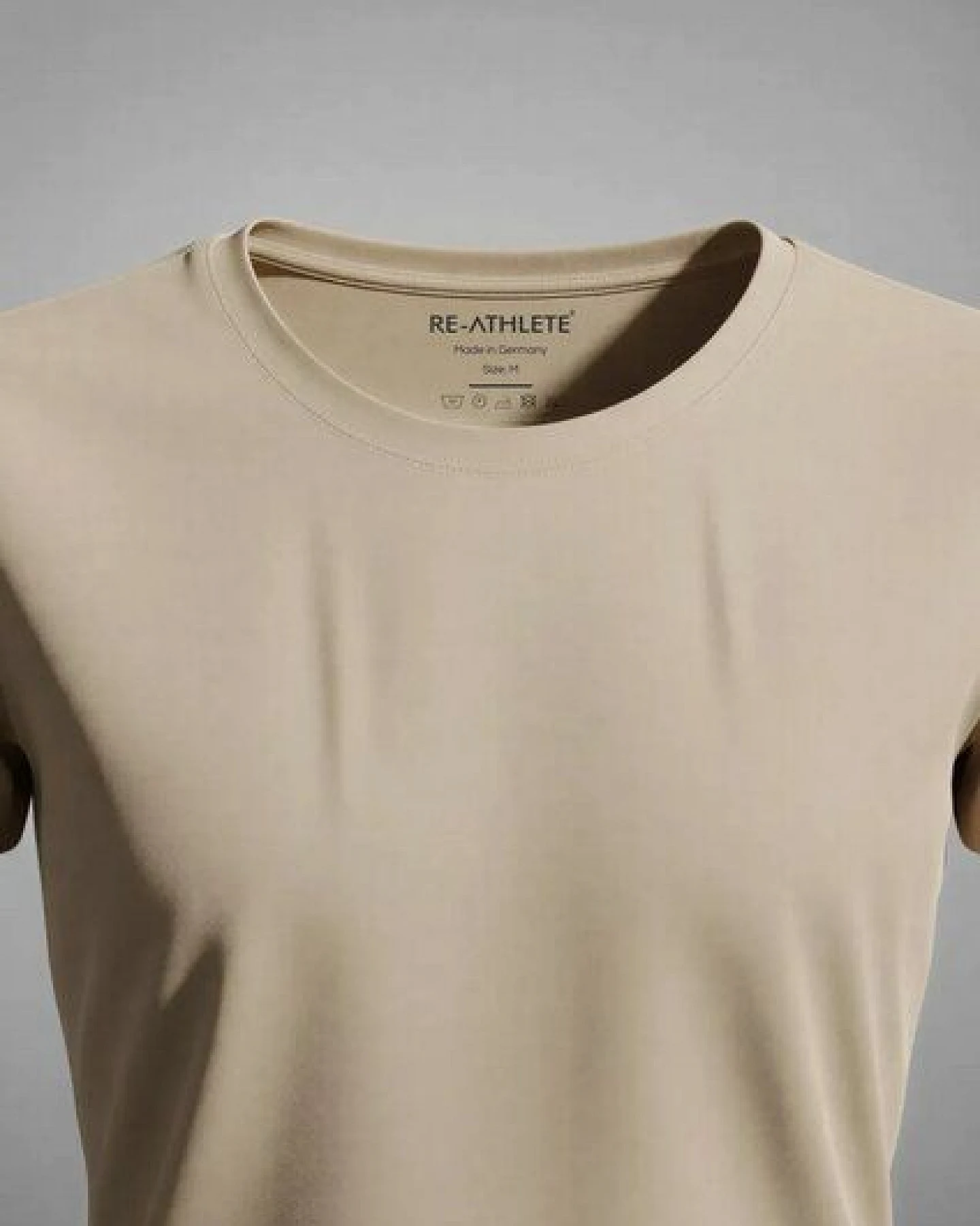 Re-Athlete STRIVING Bambus Damen Shirt - beige – Ansicht 3