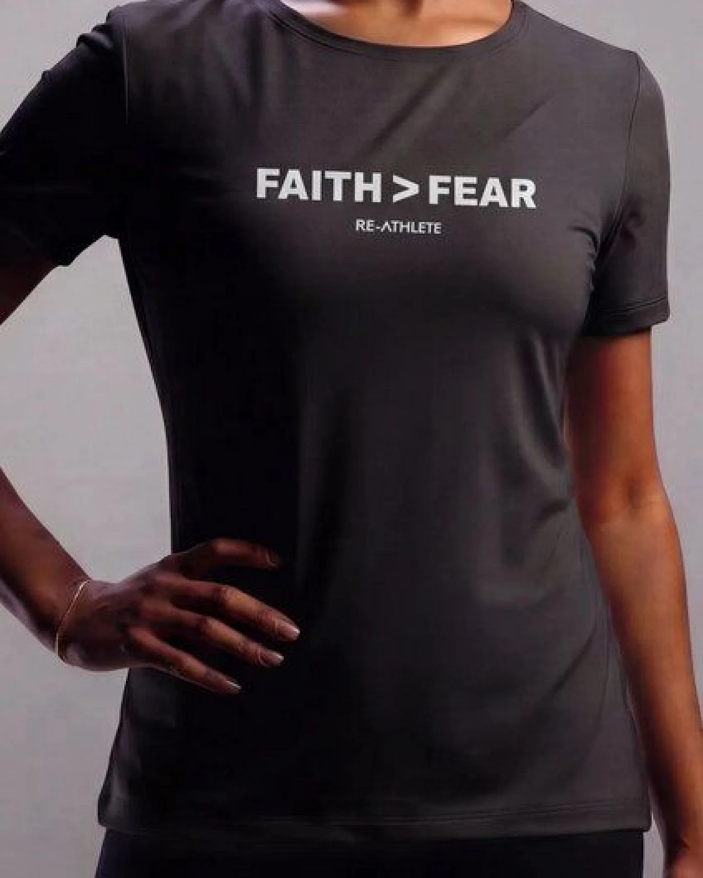 Re-Athlete FAITH Bambus Damen Shirt - black – Ansicht 2