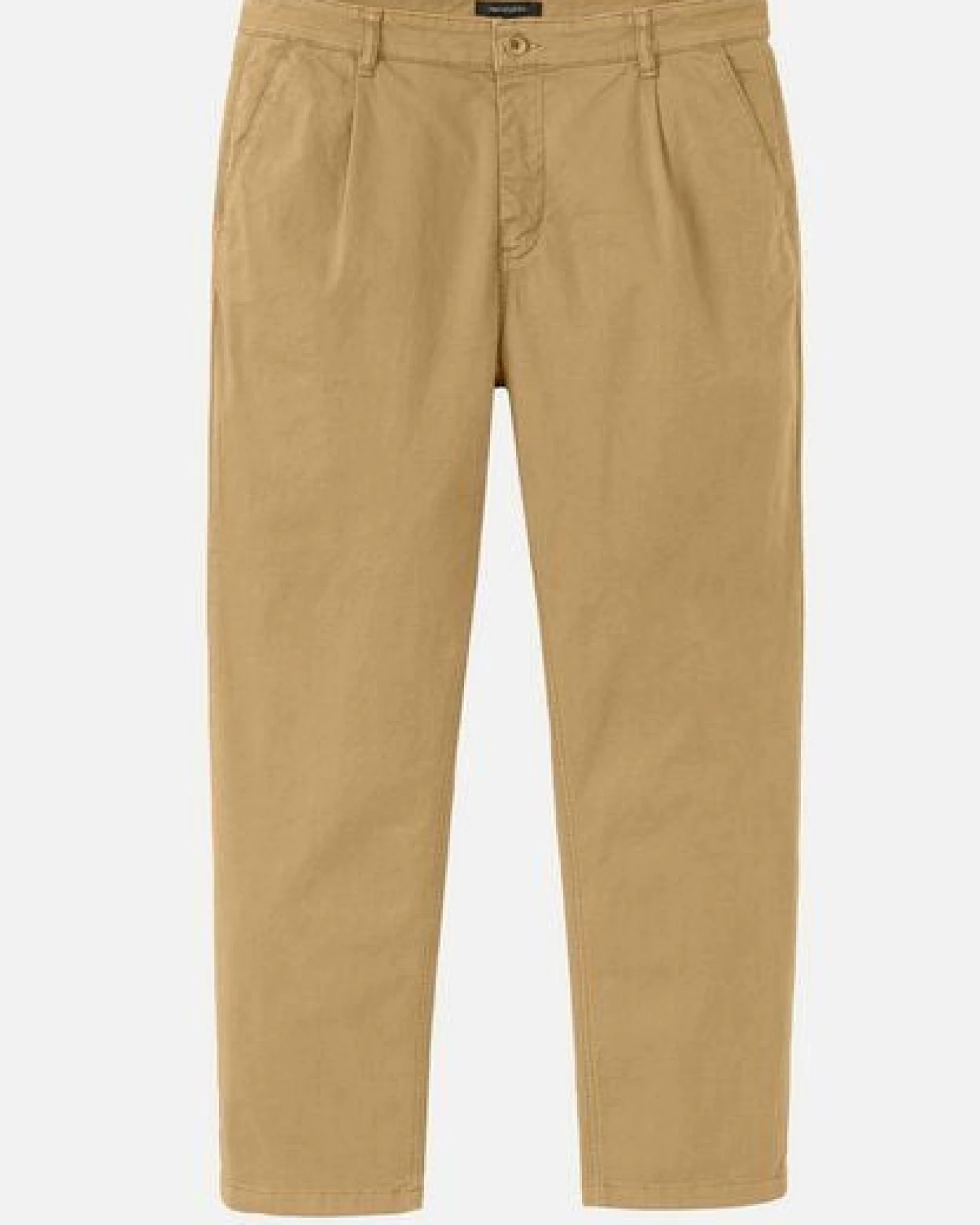 Herren Chino mit Bundfalte aus Bio-Baumwoll Mix - OAK - recolution – Ansicht 2