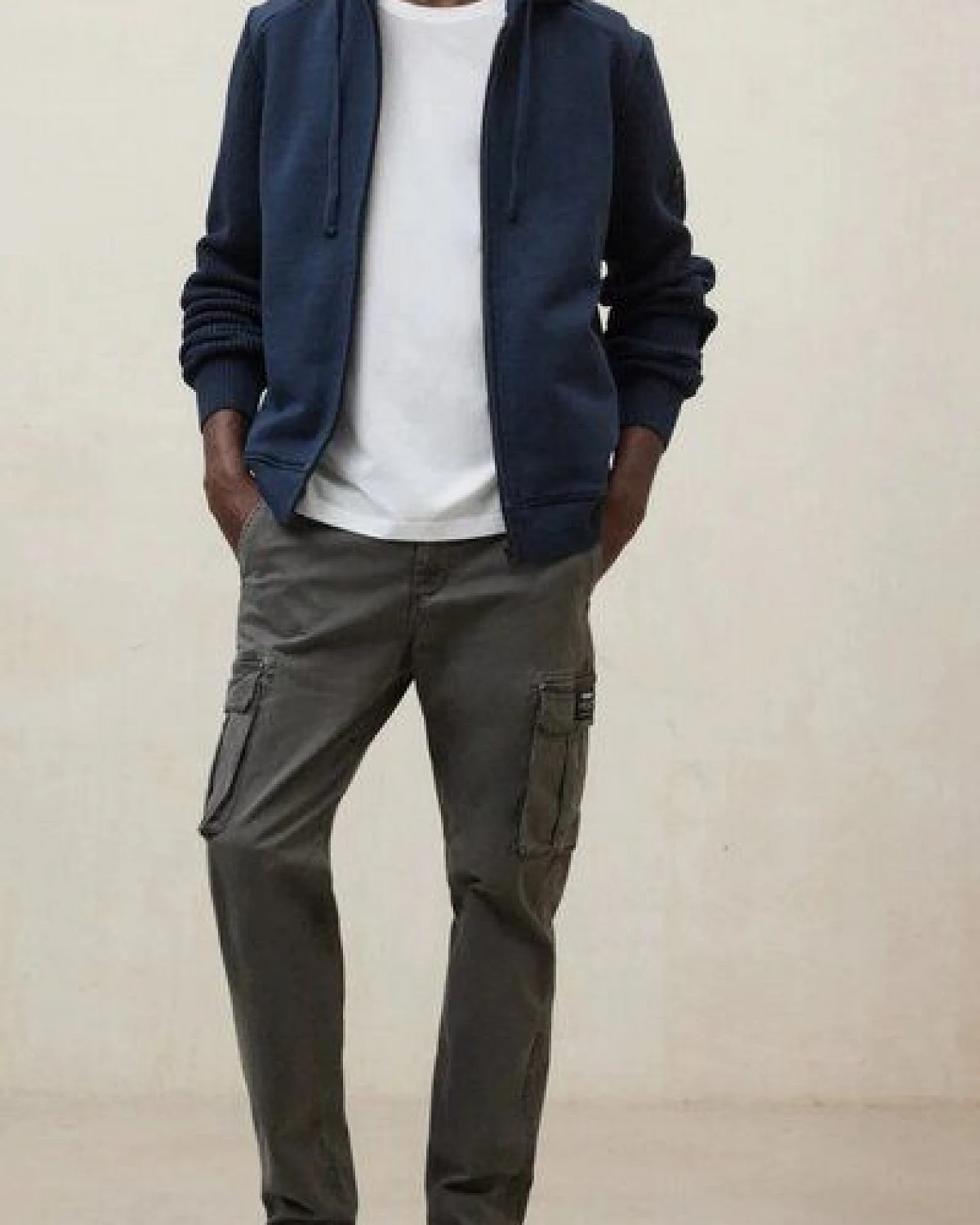 ECOALF Sweatjacke VIGO man, Farbe deep navy – Ansicht 3
