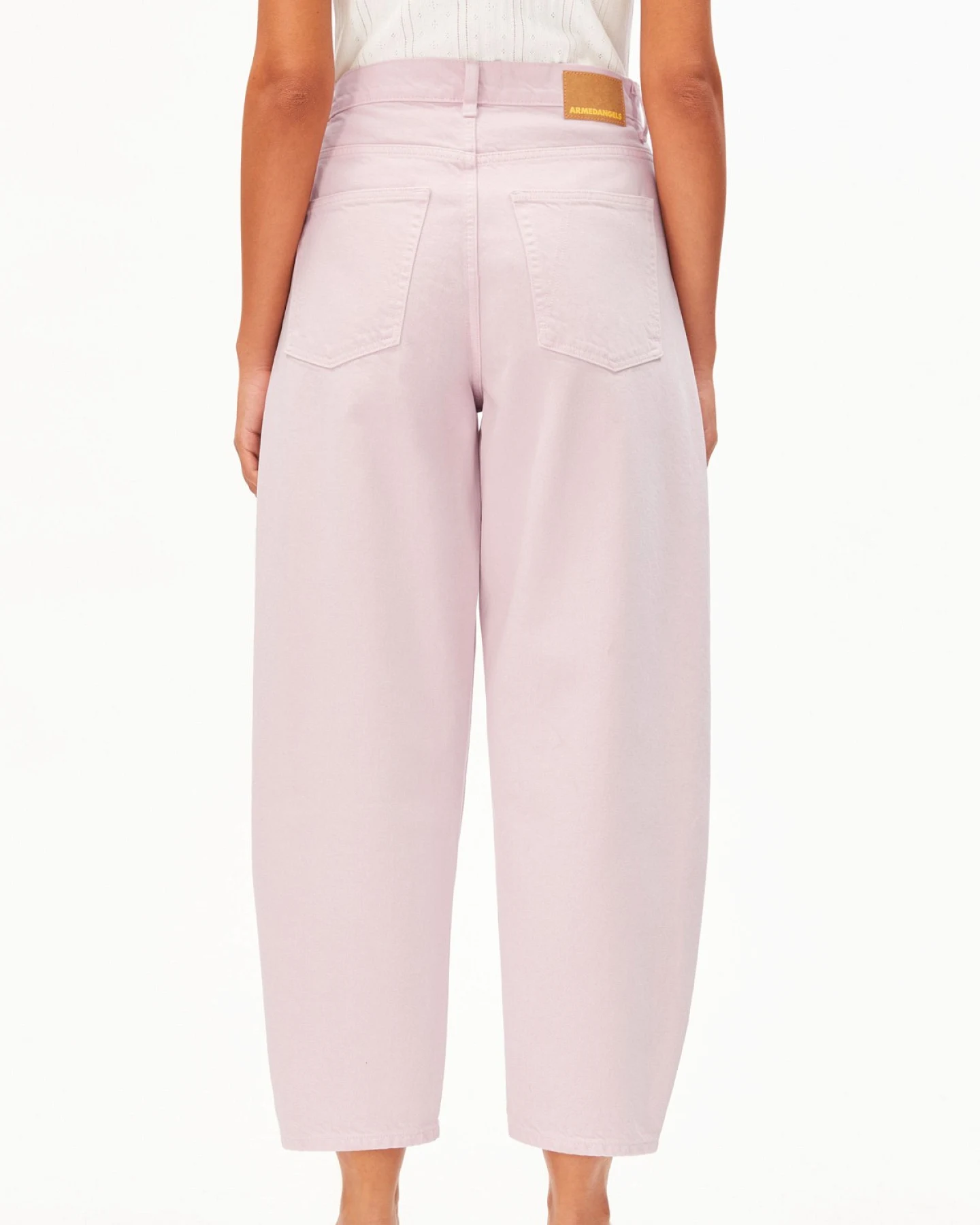Jeans Barrel Leg Baarly Pink Mist – Ansicht 3