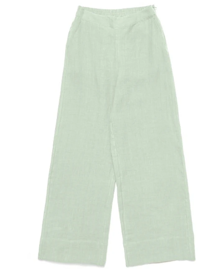 Mazine - Women's Wide Leg Linen Pants - Freizeithose Gr XS grün