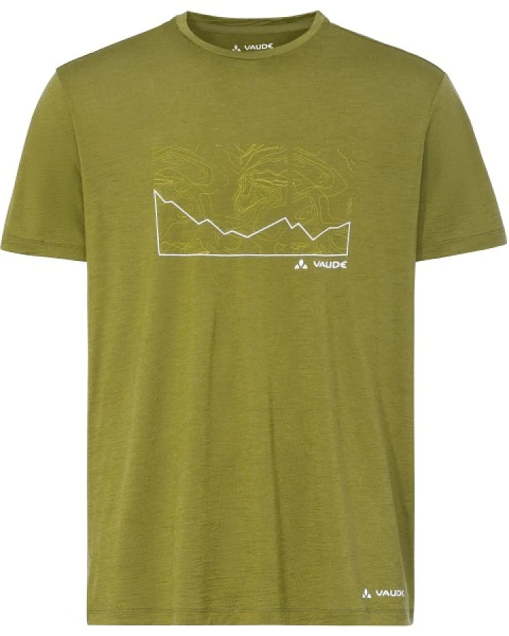 Vaude - Tekoa Wool T-Shirt - Merinoshirt Gr L oliv