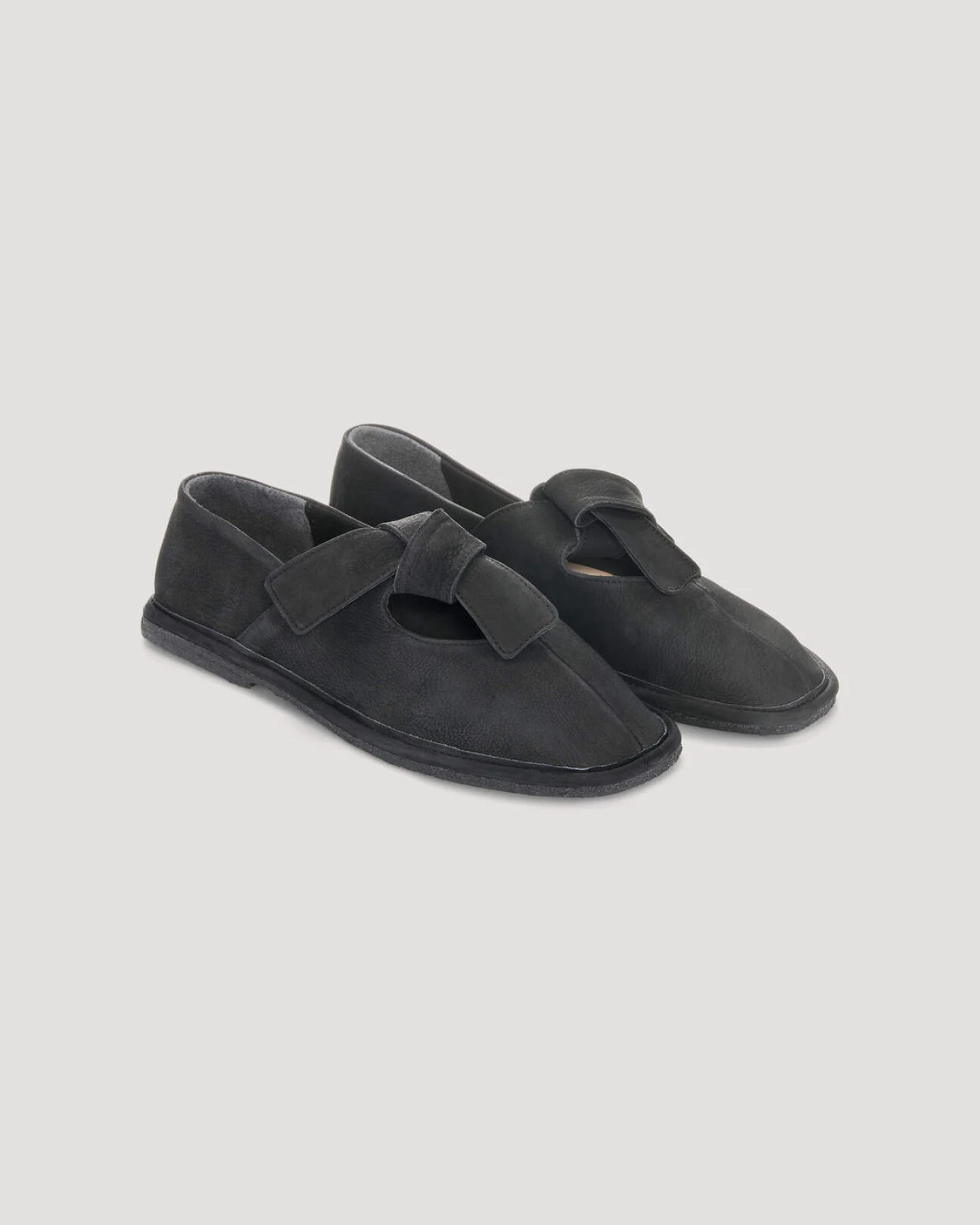 hessnatur Damen Ballerina aus Nubuk-Leder - schwarz - Größe 38 – Ansicht 3