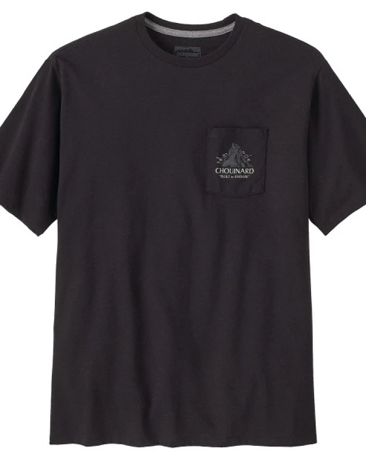 Patagonia - Chouinard Crest Pocket Responsibili-Tee - T-Shirt Gr XS schwarz/grau