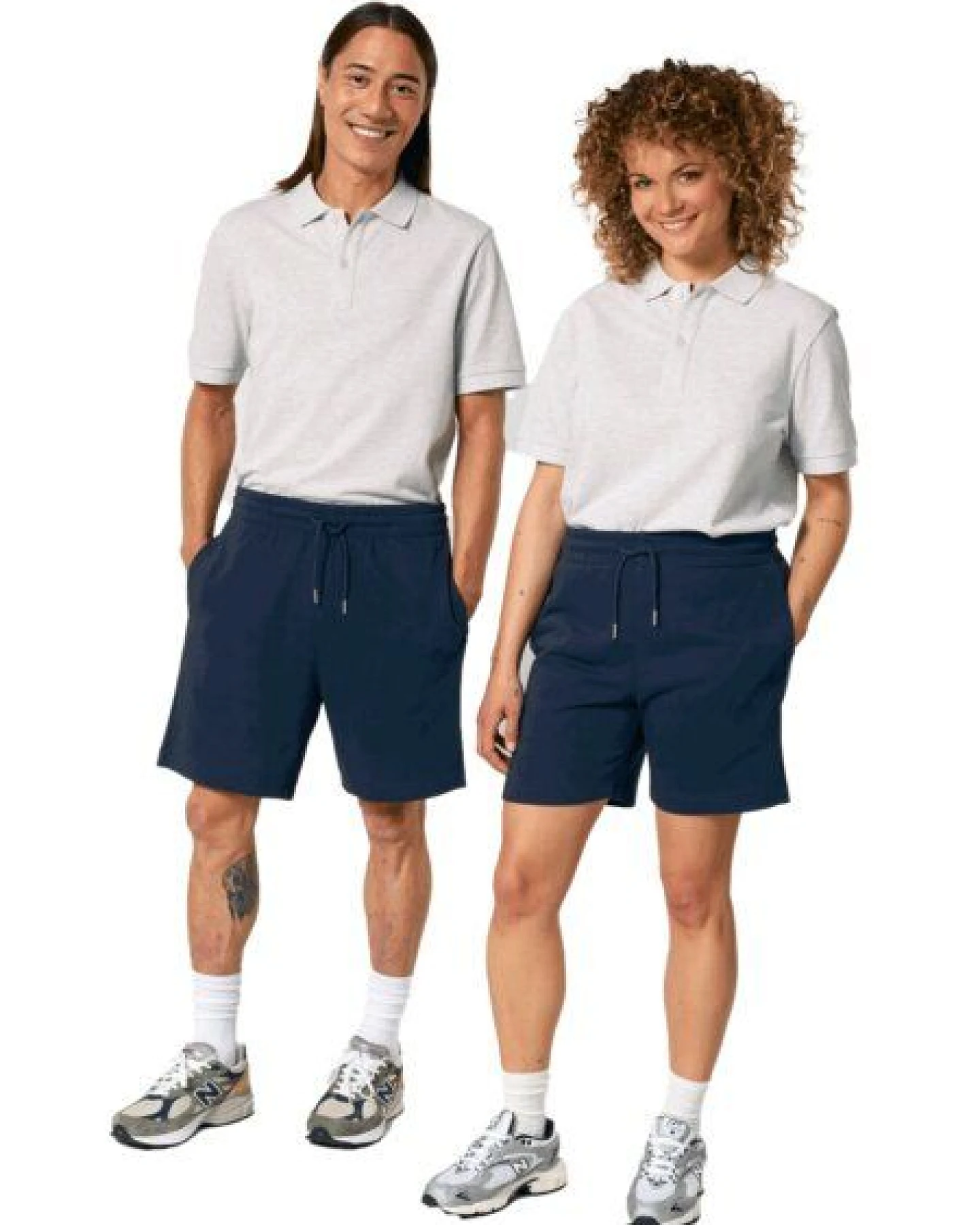 YTWOO Iconic Unisex Basic Joggingshorts aus 100% Hochwertiger Biobaumwolle – Ansicht 2